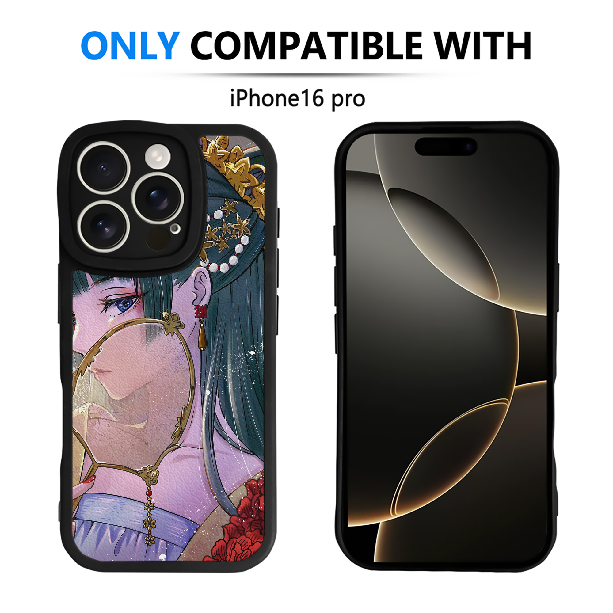 （画像用） 薬屋のひとりごと The Apothecary Diaries 【iPhone 16シリーズ対応】シリコンスマホケース（レザー調） 材質：シリコン